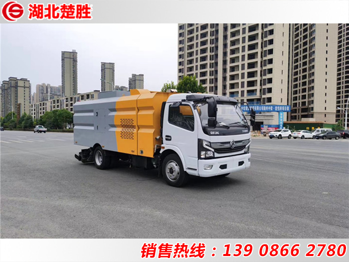 國六東風(fēng)3800軸距工程碎石收集車